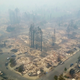 An apocalyptic scene in a Santa Rosa neighborhood devastated by this week’s wildfires. Image: AP